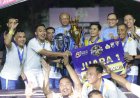 Final Kapolda Cup 4 Berlangsung Meriah, Tim Gabsat Polda Jatim Angkat Trofi Juara