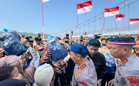 Kapolri: Jembatan Merah Putih Presisi Wujud Sinergi TNI-Polri Dukung Pembangunan dan Konektivitas Masyarakat