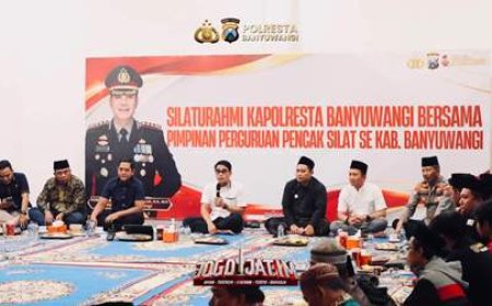 Gandeng Pendekar Jagad Blambangan, Kapolresta Banyuwangi Perkuat Barisan Jaga Harkamtibmas dan Soroti Fenomena Sosial