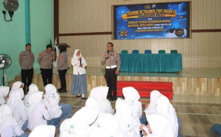 Polresta Sumenep Ajak Pelajar Cerdas dan Bertanggung Jawab Hadapi Era Kecerdasan Buatan