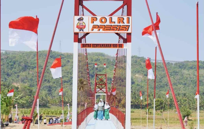 Kapolri: 895 Jembatan Merah Putih Presisi Berikan Manfaat bagi 2 Juta Masyarakat