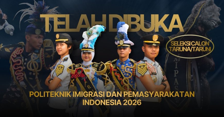 Kemenimipas Buka Pendaftaran Calon Taruna/Taruni Poltekimipas 2026