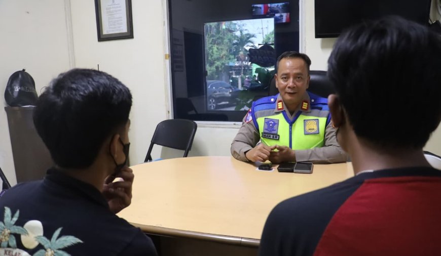 Polres Pelabuhan Tanjung Perak Beri Sangsi Tilang Pengemudi Truk Ugal-ugalan yang Viral di TikTok